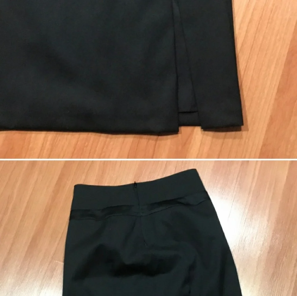 United Colors of Bennington Black Pencil Skirt